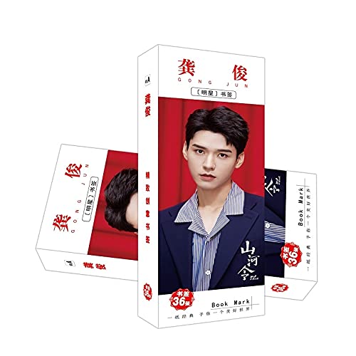 Crazyoasis 36 Pcs/Set Word of Honor Gong Jun Star Paper Bookmark Shan He Ling Wen Kexing Bookmarks Book Marker