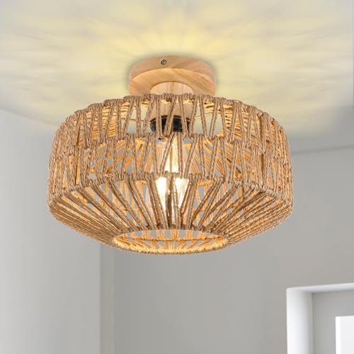 Boho Style Decken Lampen Flur Leuchte Wohn Schlaf Zimmer Beleuchtung Lichteffekt