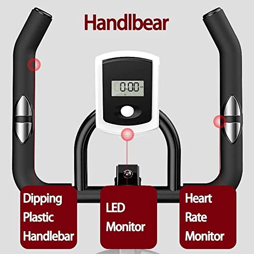 Image of Exercise Bike Stationary Indoor Cycling Bike Cycle Bike for Home Cardio Gym Belt Drive Workout Bike with 11KG Flywheel Thickened e