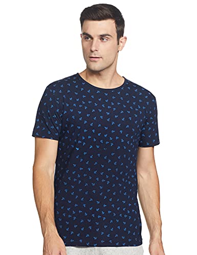 Image of JONNEY Men's Cotton Blended Regular Fit Round Neck T-Shirt