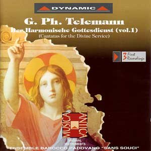Telemann - Cantatas for the Divine Service (Vol. 1) - Ensemble Barocco Padovano "Sans Souci" (CD)