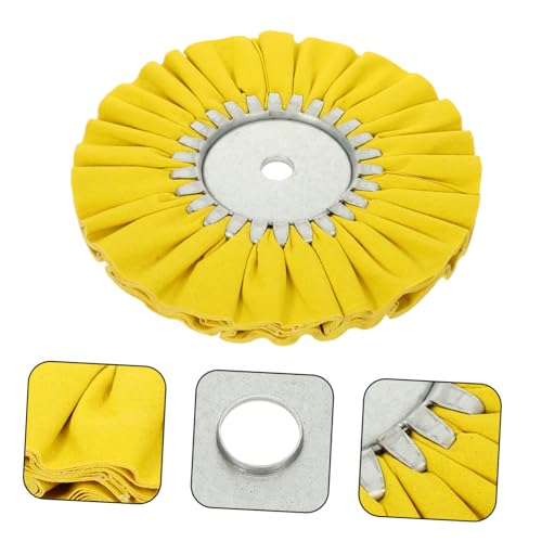 Buffing wheel pour surfaces métalliques en coton robuste pour meuleuse - 5