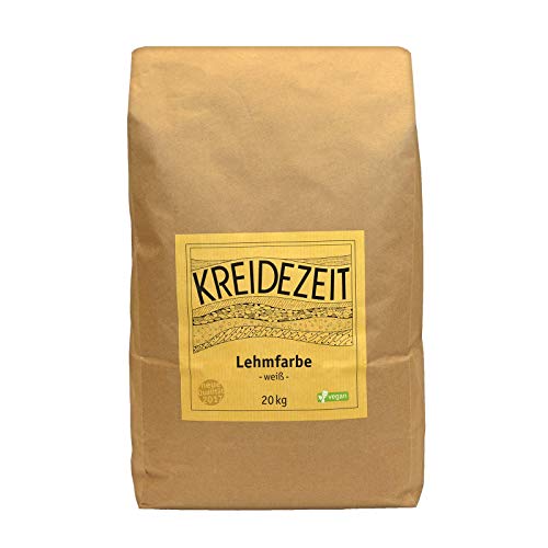 Kreidezeit Lehmfarbe-weiß-20,00 kg