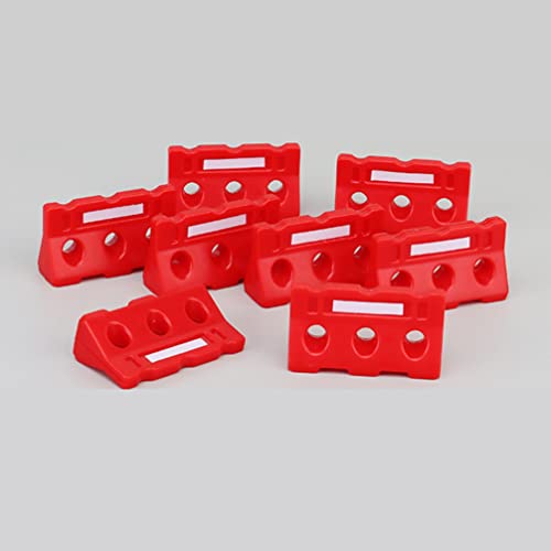 jojofuny Mini cones de trânsito 24 peças, placas de trânsito para crianças, minicarcas de cones de t