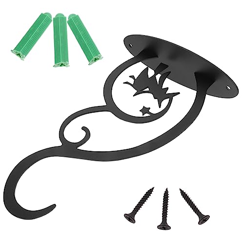Holibanna Wall Mounted Flower Pot Hook Halloween Planter Hook for Garden Decor for Hanging Lanterns Baskets and Wind Chimes Indoors Outdoors