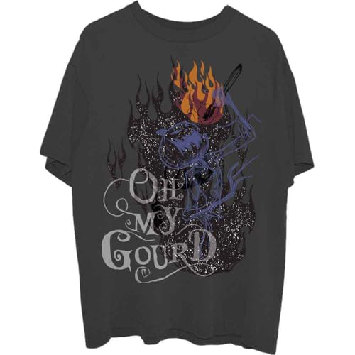 T-shirt Nightmare Before Christmas Oh My Gourd vêtement homme gris anthracite manches courtes