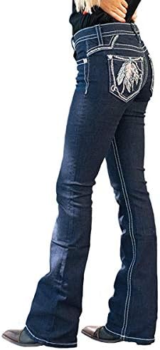 Mid Rise Slim Curvy Bootcut Jeans 