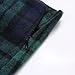 Kinghua Green Plaid Skirt Christmas Dresses for Women 2025 Winter Clothes Outfits Wool Tartan Flannel Tweed Mini Skirt (Green, L)