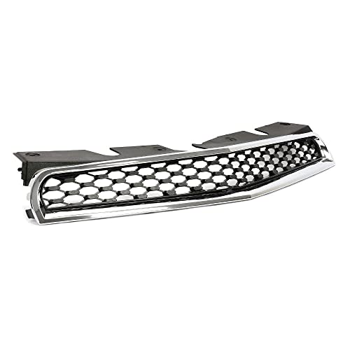 Piboshi Grille Upper Chrome W/Black Insert Plastic Smt10736 25798744 Gm1200622 Gm1200622C Kgf2Ceucswbi #TOP7