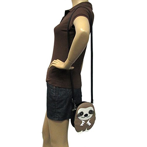Sleepyville Critters Baby Sloth Shoulder Crossbody Bag #TOP4