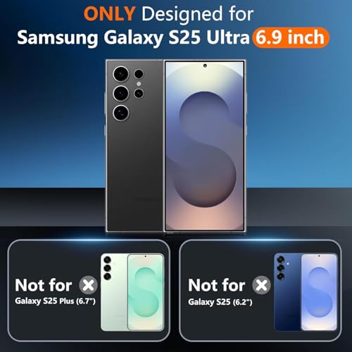 Image of ShieldTech Back Cover Case for Samsung Galaxy S25 Ultra 5G | Mag-Safe Compatible | Transparent Mobile Phone Cover Case for Samsung Galaxy S 25 Ultra 5G / Samsung S25 Ultra 5G | TPU Transparent Case