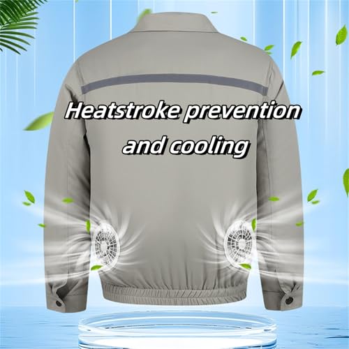 Kuchofuku, Kuchofuku Air-Conditioned Work Jacket, Outdoor Work Uniform Jacket With Cooling Fans for Working Cycling Outdoor3