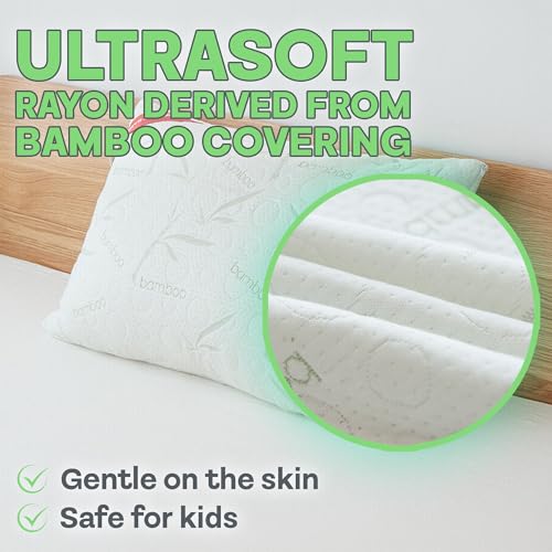 Almohada de espuma viscoelástica ajustable tamaño Queen miniatura 4