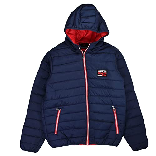 Parka homme bleu marine XL finitions soignées et capuche protectrice haut de gamme