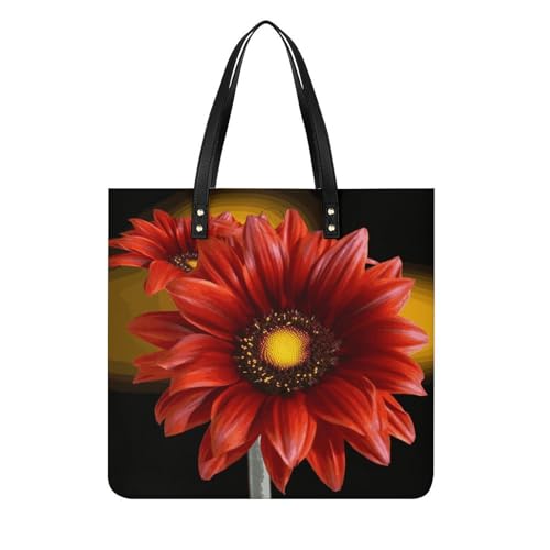 Sac à main tournesol rouge cadeau d'anniversaire parfait pour femme