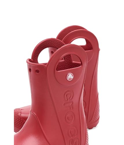 Image of Crocs Kids' Handle It Rain Boots | Waterproof Slip On Shoes | Kids' Rain Boots