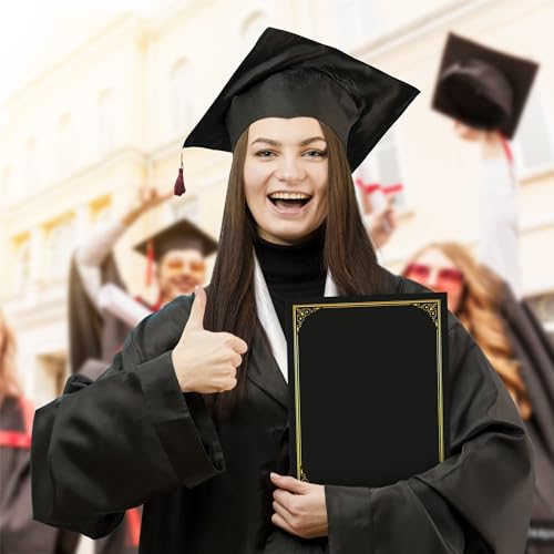 BELLE KR® Black Certificate Holders 8.5 x 11, 50 Pcs - Used as Award Certificate Folders with Gold Foil Border for Letter Size 8.5" x 11" Certificates, Awards, Documents and Diplomas by BELLE KR - Image 6