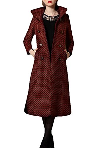 Manteau la laine veste pour femme coupe-vent et isolant en cachemire d'hiver