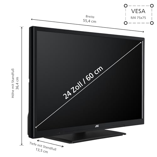 JVC Fernseher 24 Zoll Smart TV powered by TiVo (HD-Ready, HDR, Triple-Tuner, 6 Monate HD+ inkl.) LT-24VH5355 – Bild 4