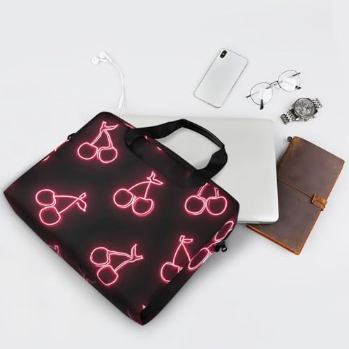 Funda para portátil ALAZA con diseño Cherry Neon Pink 13-15.6 pulg miniatura 7