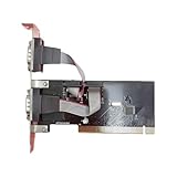 Expansion Card RS232 Port Parallel Connector 2 Port to 9 Pin Expansion Card for Industrial Equipment Fast Speed to Card