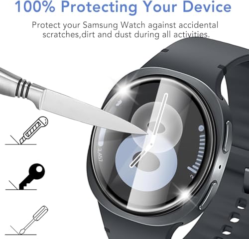 Image of Supershieldz Tempered Glass for Samsung Galaxy Watch 8 (44mm) - 2 Pack