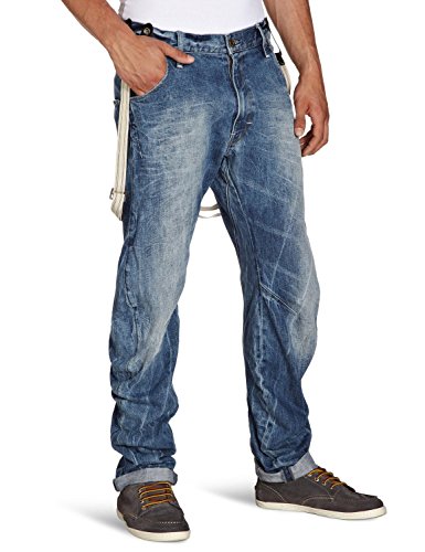 G-Star Raw Men's ARC 3D Loose Tapered Braces Jeans Barbados Ubuy