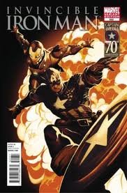 Invincible Iron Man 502 Captain America 70th Anniversary Variant Cover Reader