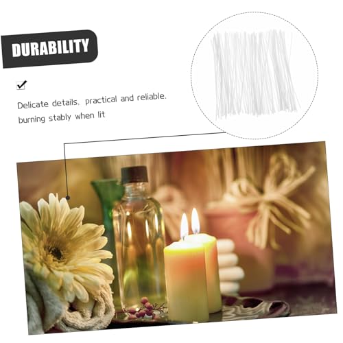 100 Piezas Mechas de Algodón para Velas DIY 5.9 in miniatura 5