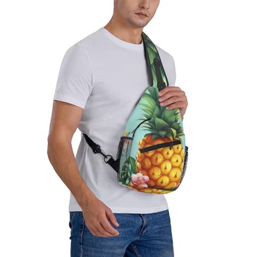 Mochila Sling Tipo Bandolera Negra para Senderismo miniatura 7