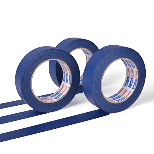 Image of ADHES Blue Painters Tape 2 inches Wide, Masking Tape for Painting, 6 Rolls x 2 Inches x 55 Yards, Paint Tape No Residue Outdoor Anti UV Multi Surface Use, Total 330 Yards
