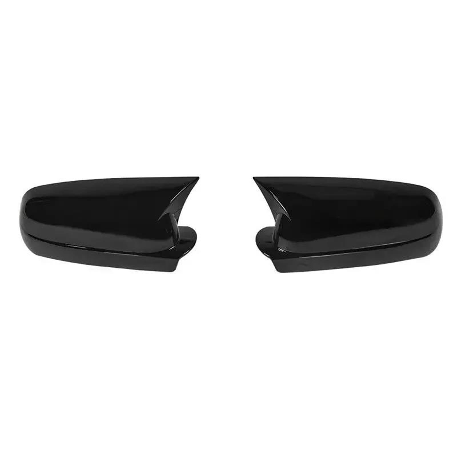 Car Rearview Side Wing Mirror Cover Cap Sticker for VW for Golf 4 MK4 1998-2002 for Passat B5 for Jetta Car Wing Mirror Covers(Gloss Black)