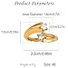 Layered CZ Star Promise Ring for Women Gold Plated Fashion Adjustable Round Rhinestone Stacking Statement Open Wide Wrap Finger Rings Comfort Fit Chic Geometric Stainless Steel Jewelry for Wedding Engagement (2 Layers)