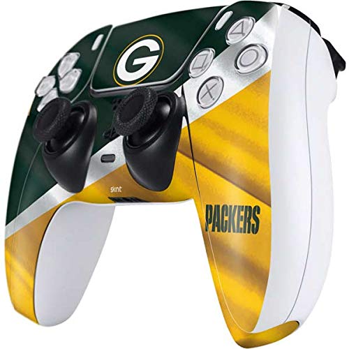 Skinit Decal Gaming Skin Compatible with PS5 Controller - Officially Licensed NFL Green Bay Packers Design