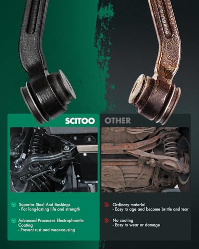 SCITOO 2pcs Suspension Kit Front Lower Control Arm Assembly Fit for Toyota Avalon Camry for Highlander Solara for Lexus ES300 ES300H ES330 ES350 RX330 RX350 RX400h K620333 K620334 - Image 6
