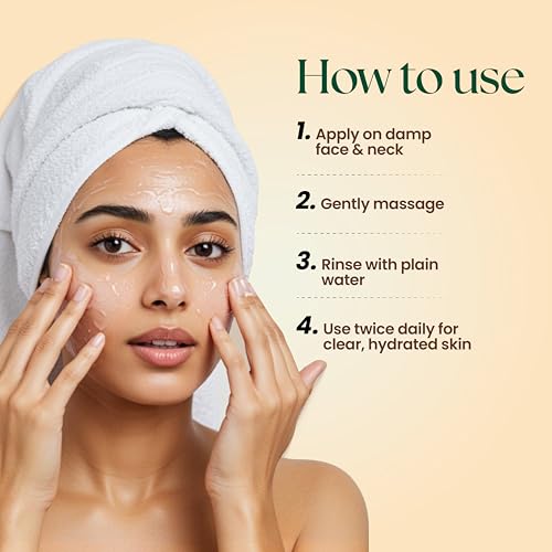 Moha Herbal Face Wash with Neem & Aloe Vera | Herbal Cleanser for Acne and Dark Spots | With Cucumber & Rose Extracts for Glowing Skin | Anti-Pimple & Anti-Acne Face Wash for Women & Men - 100ml - Image 6