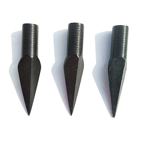 6 Punte Da Freccia Per Arco - Lega Acciaio, 8mm, 185 Grani Per Caccia E Tiro