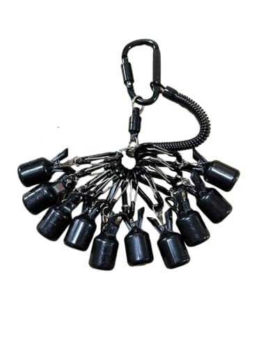 SeaSideSquid エギホルダー 10連 Ver2.0 エギ エギカバーLサイズ エギング エギケース エギング イカ 釣り (Black)のサムネイル