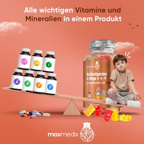Multivitamin Gummibärchen für Kinder von Maxmedix