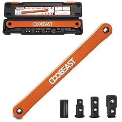 3/8″ Offset Extension Wrench Impact Ready Socket Wrench Extender Tool | Versatile 1/4″,3/8″, 1/2″ Square Drive Adapters,Universal Extensions Wrench,0° Swing Extender,for Small Place