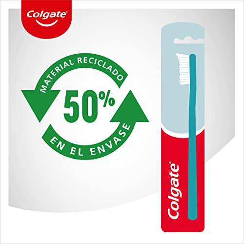 Miniatura 9 de Colgate Zigzag Cepillo De Dientes Dureza Media, Pack 6 Uds, Limpieza Interdental Profunda, Limpiador De Lengua, Elimina Bacterias Causantes Del Mal Aliento, Confort Y Suavidad En Las Encías