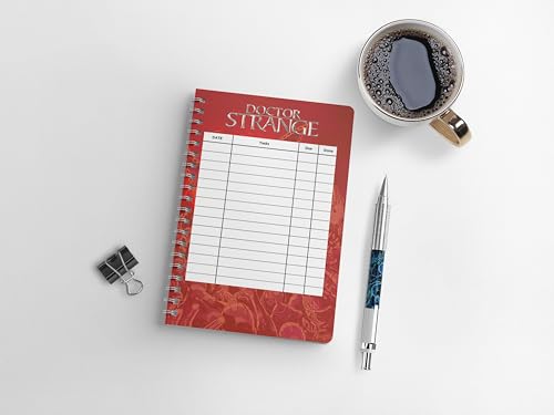 Image of Doctor Strange Marvel Wiro Journal Notebook | 80 gsm Paper With 350GSM Hard Cover | Unruled | Pages - 160 | A5 Size | Wiro Binding | Versatile for School, Home & Office