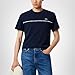 Lacoste Men's Trim Cotton Jersey T-Shirt, Navy Blue, Large