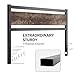 ALTLLEN Headboard Only Wooden Headboard with Metal Slats Sturdy Rustic Headboards Easy Assembly, Twin XL/Queen/King (King)