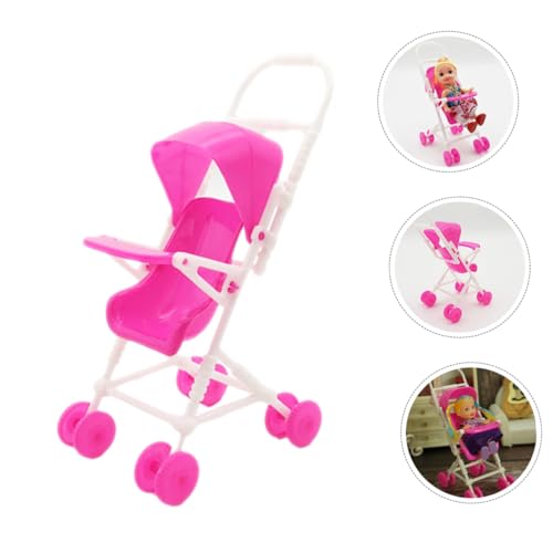KONTONTY 2 Stück Puppenwagen für Robuster Puppenzubehör mit Realistischem Design Hand Augen Koordination für Jungen – Bild 6