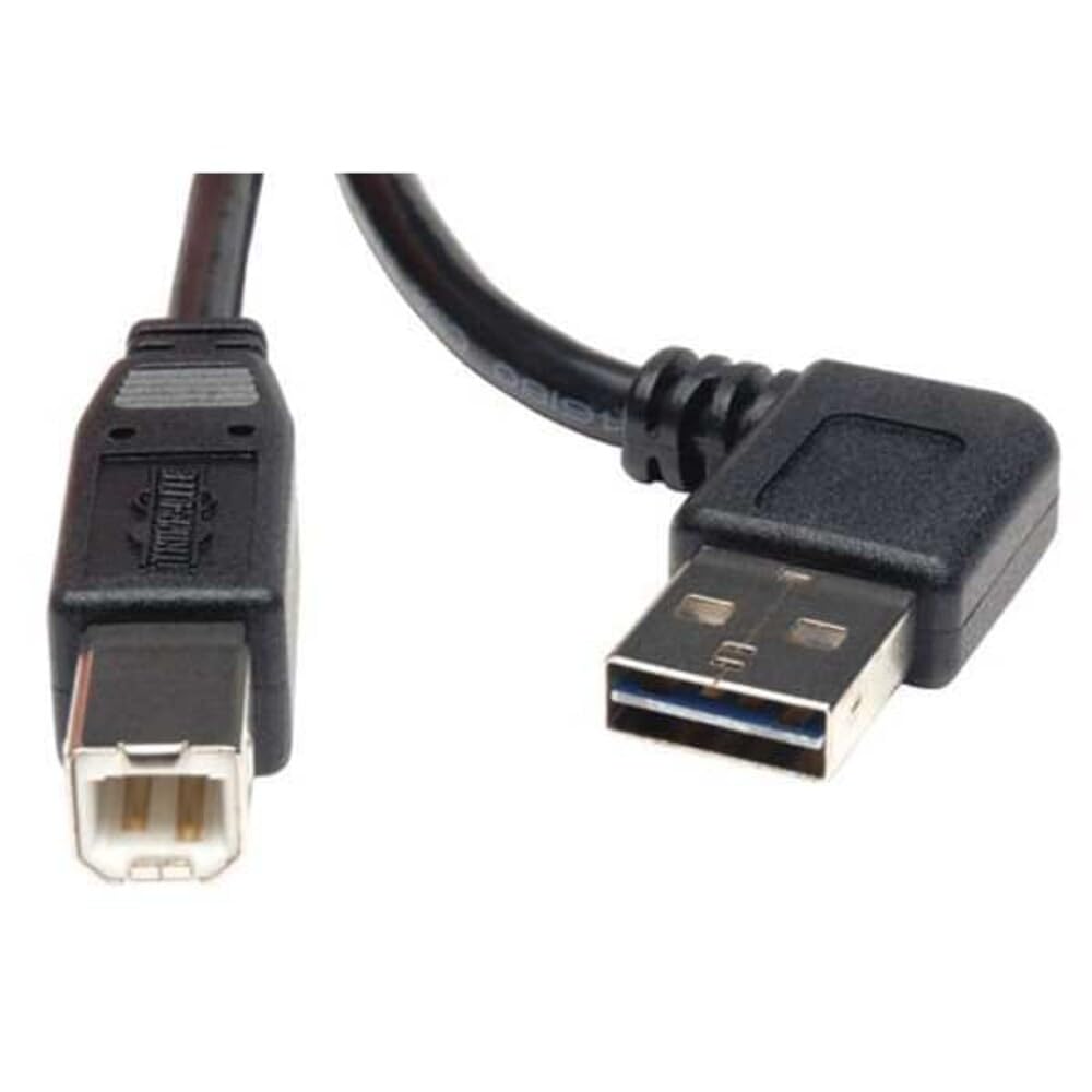 Tripp Lite Universal Reversible USB 2.0 Hi-Speed Cable (Right / Left Angle Reversible A to B M/M) 3-ft.(UR022-003-RA)-image-26