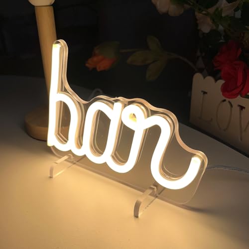 Image of Bar Table Number Neon Sign Desk Lamp Night Light Wedding Letter LED Neon Sign Wedding Table Decorations Neon Light Shop Bedroom Home Room Decor Christmas Party Warm White USB 20x14.2 CM