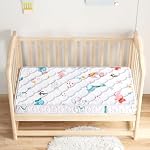 Premium Dual-Sided Crib & Toddler Mattress, Hypoallergenic, 5" Firm Soft Crib Mattress, Non-Toxic - Fits Standard Cribs & Toddler Beds
