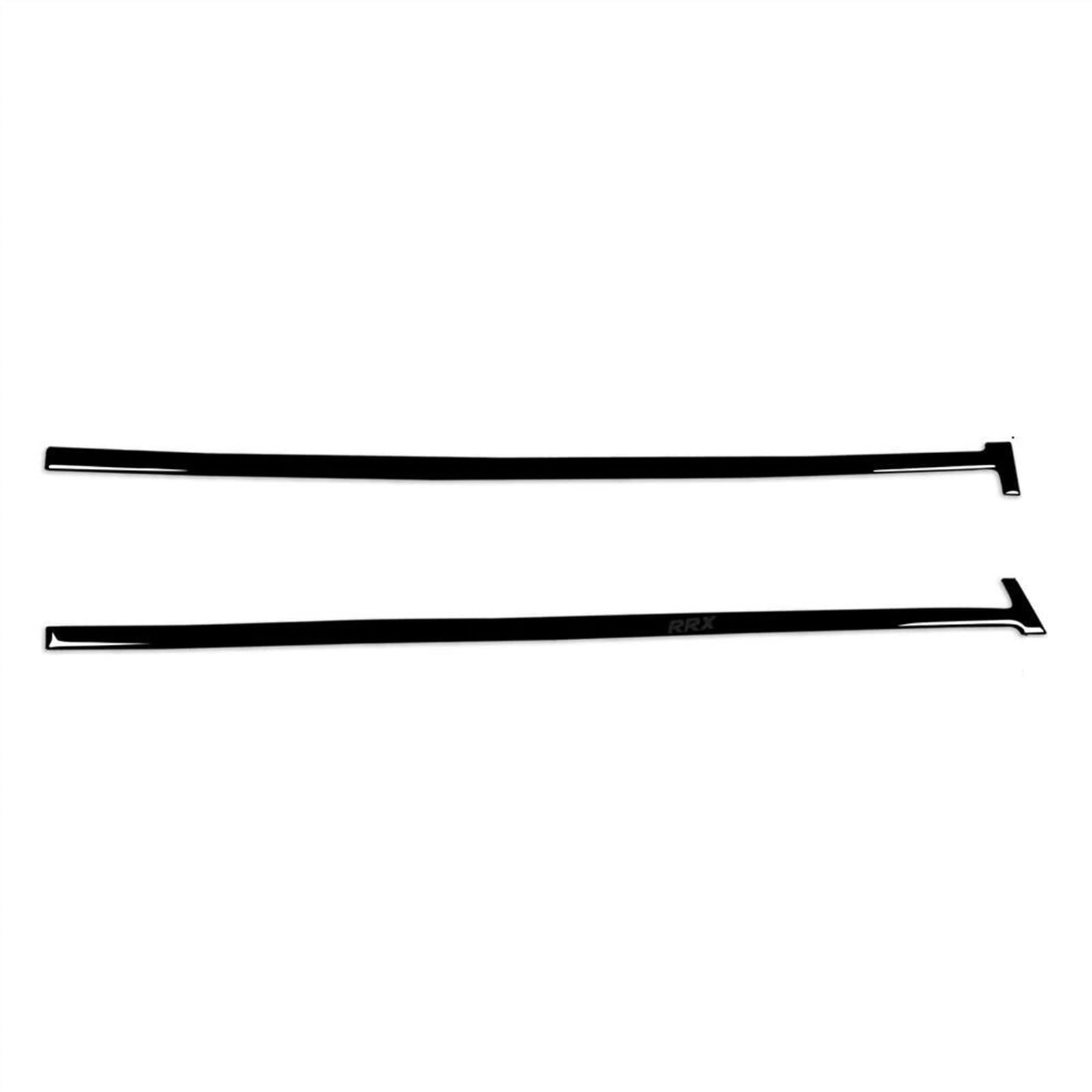 Yeskit Black Car Decoration Accessories Center Dashboard Trim Strip Sticker For Tesla Model Y 2020-2022 3 2017-2022(Black)