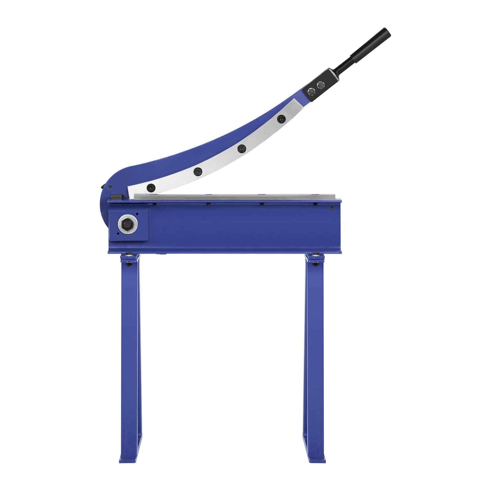 MSW Cesoia a Ghigliottina Manuale con Supporto Cesoia a Leva per Lamiera MSW-HS500 (Acciaio, Acciaio T10, 500 mm, 1,5 mm)